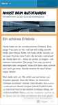 Mobile Screenshot of fahrangst.wordpress.com