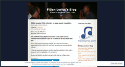 Desktop Screenshot of fijianlyrics.wordpress.com