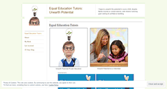 Desktop Screenshot of e2tutors.wordpress.com