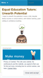 Mobile Screenshot of e2tutors.wordpress.com