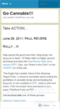 Mobile Screenshot of gocannabis.wordpress.com