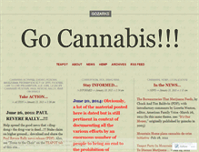 Tablet Screenshot of gocannabis.wordpress.com