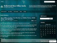 Tablet Screenshot of bollywoodboxofficeindia.wordpress.com