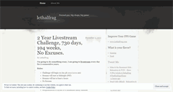 Desktop Screenshot of lethalfrag.wordpress.com