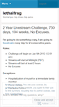 Mobile Screenshot of lethalfrag.wordpress.com