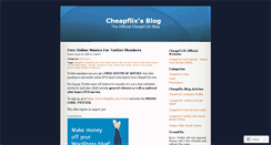 Desktop Screenshot of cheapflix.wordpress.com