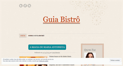 Desktop Screenshot of guiabistro.wordpress.com