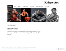 Tablet Screenshot of krispyart.wordpress.com