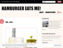 Tablet Screenshot of hamburgereatsme.wordpress.com
