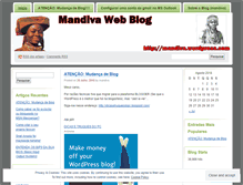 Tablet Screenshot of mandiva.wordpress.com