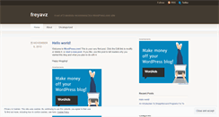 Desktop Screenshot of freyavz.wordpress.com