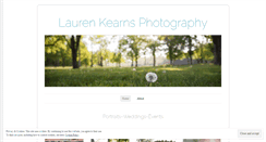 Desktop Screenshot of laurenkearns.wordpress.com