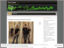 Tablet Screenshot of gengeek.wordpress.com