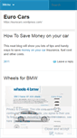 Mobile Screenshot of eurocars.wordpress.com