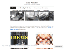 Tablet Screenshot of larawilliams.wordpress.com