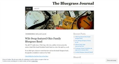 Desktop Screenshot of bluegrassjournal.wordpress.com