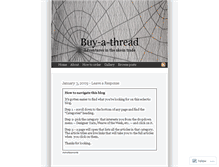 Tablet Screenshot of buyathread.wordpress.com