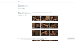 Desktop Screenshot of karunu.wordpress.com