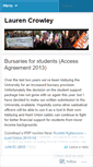 Mobile Screenshot of laurencrowley.wordpress.com