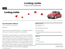 Tablet Screenshot of lovebugjunkie.wordpress.com