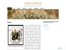 Tablet Screenshot of calicopiekitchen.wordpress.com