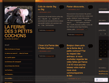 Tablet Screenshot of lafermedes3petitscochons.wordpress.com