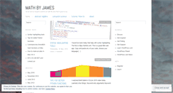 Desktop Screenshot of mathbyjames.wordpress.com