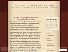 Tablet Screenshot of industriallubricantsprreview.wordpress.com