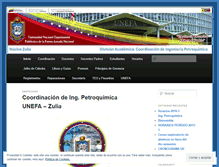 Tablet Screenshot of ingenieriapetroquimicaunefazulia.wordpress.com