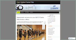 Desktop Screenshot of cvsantapola.wordpress.com