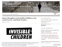 Tablet Screenshot of marklove.wordpress.com