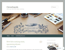 Tablet Screenshot of cleverhands.wordpress.com