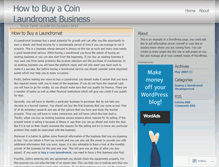 Tablet Screenshot of buyingalaundromat.wordpress.com