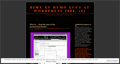 Desktop Screenshot of ga8984530.wordpress.com