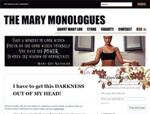 Tablet Screenshot of marylousandler.wordpress.com