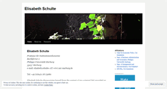 Desktop Screenshot of elisabethschulte.wordpress.com