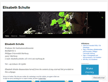 Tablet Screenshot of elisabethschulte.wordpress.com