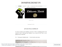 Tablet Screenshot of dominicdemeyn.wordpress.com