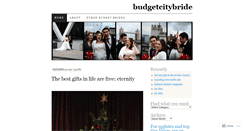 Desktop Screenshot of budgetcitybride.wordpress.com