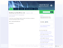 Tablet Screenshot of kevinbirchall.wordpress.com