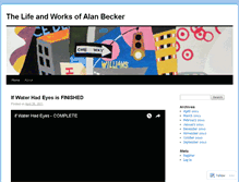 Tablet Screenshot of alanbecker.wordpress.com