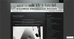 Desktop Screenshot of anotherthousandwords.wordpress.com