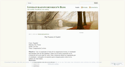 Desktop Screenshot of literaturaenpuertorico.wordpress.com