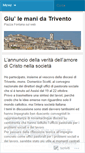 Mobile Screenshot of giulemanidatrivento.wordpress.com