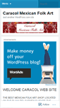 Mobile Screenshot of caracolart.wordpress.com