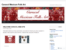 Tablet Screenshot of caracolart.wordpress.com