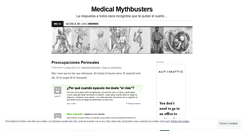 Desktop Screenshot of medicalmythbusters.wordpress.com