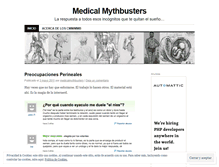 Tablet Screenshot of medicalmythbusters.wordpress.com