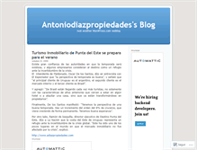 Tablet Screenshot of antoniodiazpropiedades.wordpress.com