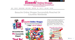 Desktop Screenshot of beaucheonlineshoppe.wordpress.com